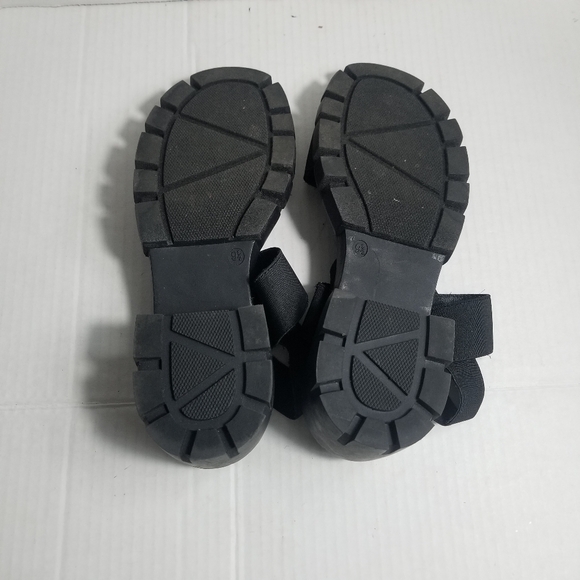 MADDEN GIRL WOMEN'S BLACK CHUNKY HEEL SANDALS SIZE 9.5 - Picture 8 of 16